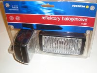 HALOGEN  przeciwmgielny 2 szt  blister/całkowita długość 14 cm/7,5 cm