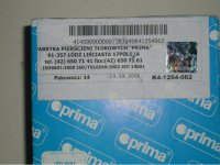 KPL PIERŚCIENIE TŁOKA 83,00 ŻUK na 1 tłok